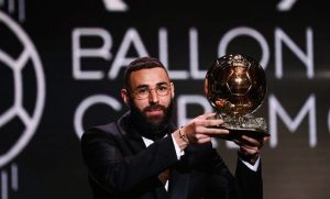 Kapten Real Madrid Karim Benzema Resmi dapat Ballon D’OR 2022