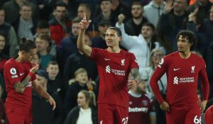 Liverpool kalahkan West Ham 1- 0 lwat Gol Tunggal Darwin Nunes