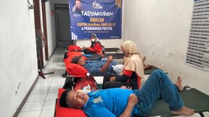 HUT Partai Nasdem ke-11 DPD Pati Gelar Donor Darah