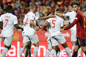 Spanyol takluk 1-2 di kandang oleh Swiss