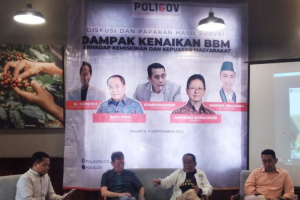 Survei Poligov: Publik puas kinerja pemerintahan Jokowi-Ma’ruf