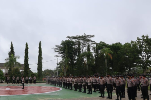 Polres Landak turunkan 318 personel pengamanan Pilkades Serentak 2022