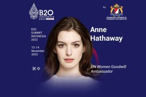 Anne Hathaway siap manggung di  acara puncak B20 di Bali