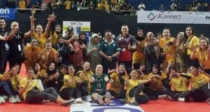 Tim bola voli putri Petrokimia Gresik menjadi yang terbaik putaran pertama Livoli