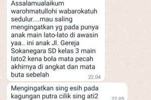 Viral Anak SD di Purwokerto Buta akibat Bermain Lato lato