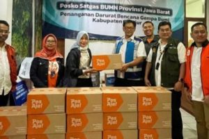 Gempa Cianjur, PosAja! menyalurkan bantuan logistik