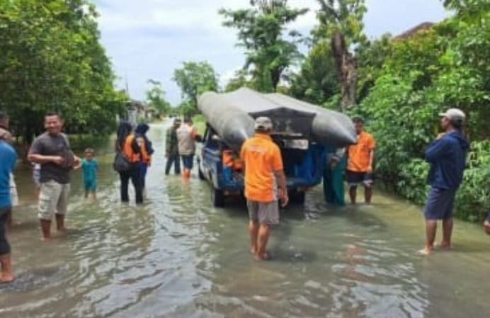 BPBD Pati  Keluarkan Data Terbaru, 8 Kecamatan Masih Terendam Air
