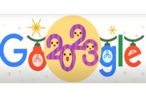 Google Doodle ramaikan 2023 dengan taburan confetti