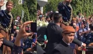 Viral Wajah Ganteng Paspampres Diacara Nikahan Kaesang Pangarep