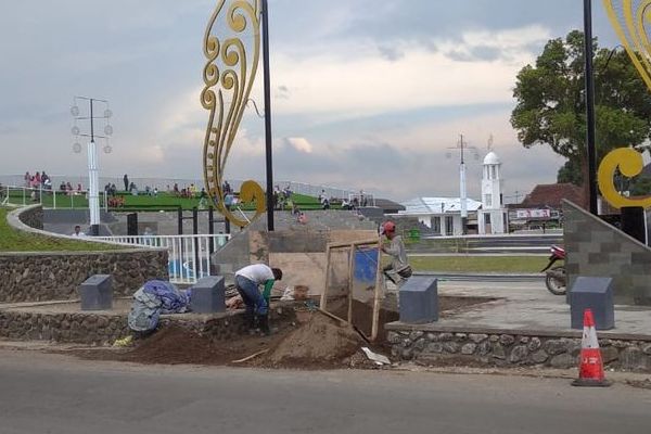 Wajah Baru Alun-Alun Singaparna Kabupaten Tasikmalaya