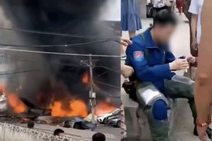 Pesawat Tempur China Jatuh di Atas Rumah Penduduk, 1 Warga Tewas