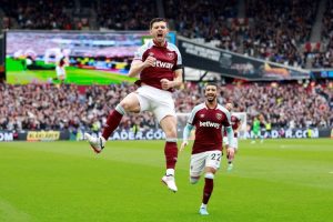 Skor 2-1, West Ham Tenggelamkan 10 Pemain Everton