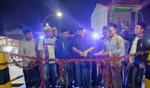 Fantastis, Peresmian Jembatan Senilai 375 Juta Di Dusun Kalingapuri Kecamatan Ujungpangkah Gresik