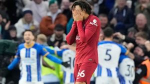 Hasil Pertandingan Liverpool vs Brighton, Mohamed Salah di Bantai Habis The Seagulls