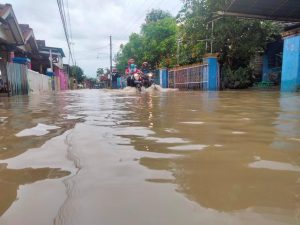 Banjir Lumpuhkan Aktivitas sebagian Warga kabupaten Pati