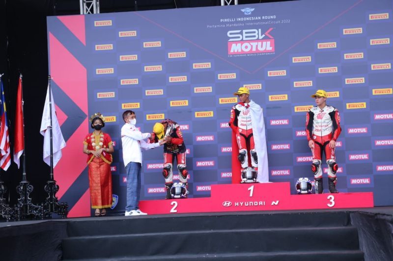 World superbike WSBK 2022 Mandalika sukses berkat dukungan seluruh masyarakat