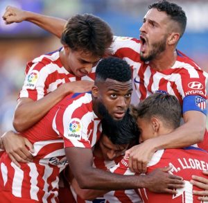 Liga Spanyol, Diwarnai Hujan Kartu Merah Atletico Madrid Menang 2-0 atas Elche