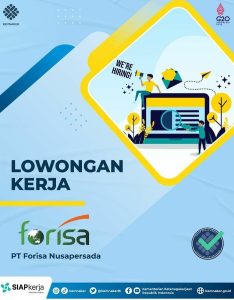 Lowongan pekerjaan di PT Forisa Nusapersada untuk lulusan D3/S1