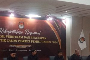 KPU Tetapkan 17 Partai Politik untuk Pemilu 2024.