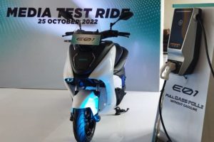 Indonesia mulai  test Nmax listrik Yamaha E01