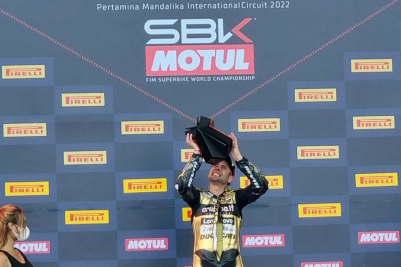 Alvaro Bautista di nobatkan Jadi Jura World Superbike 2022 di Sirkuit Mandalika