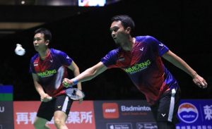 Pasangan ganda putra The Daddies sukses lalui babak pertama di Denmark Open 2022