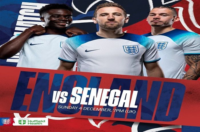 Prediksi dan Head to Head jelang pertandingan Inggris vs Senegal