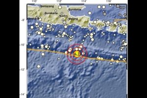 Gempa Berkekuatan M6,2 Guncang selatan Jawa Timur