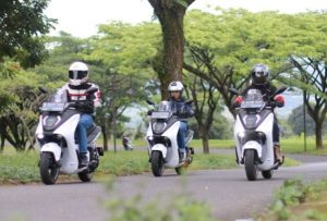 Ujicoba Yamaha “NMax Listrik” E01 wilayah Jakarta