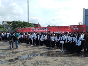 KPU Pati Lantik 1218 Anggota PPS, Di Stadion Joyokusumo