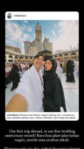 Hampir Setahun Meniikah, Vidi Aldiano Pertama Kali Keluar Negeri Bersama Sheila Dara Saat Umrah