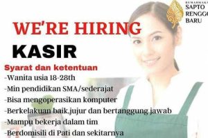 Info Loker Kasir Rumah Makan