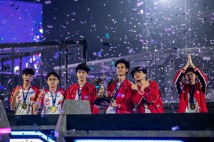 Bigetron Alpha angkat Trofi Mobile legend di Piala Presiden Esport 2022