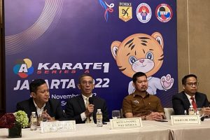 Karate Series A jakarta menjadi ajang Persiapan Kejuaran Asia 2022