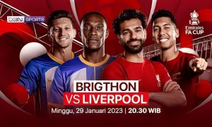 Pertandingan Piala FA 2023 Hari ini, Brighton Vs Liverpool, Main dilaga Tandang, The Red Penuh Tekanan