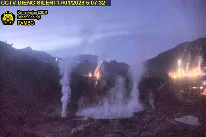 Aktivitas Gunung Dieng masih fluktuatif