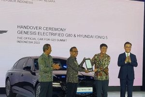 Hyundai Motors Serahkan  Ioniq 5 dan Genesis G80 untuk KTT G20 di Bali  sebanyak 393 unit