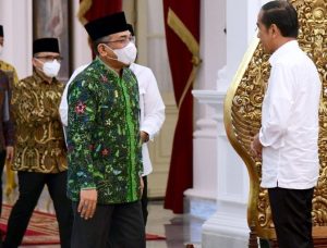 Presiden Jokowi Menerima Ketum PBNU Di Istana Merdeka