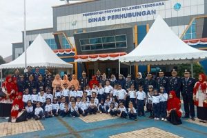 Dishub Sultra donor darah-edukasi berlalu lintas peringati Harhubnas