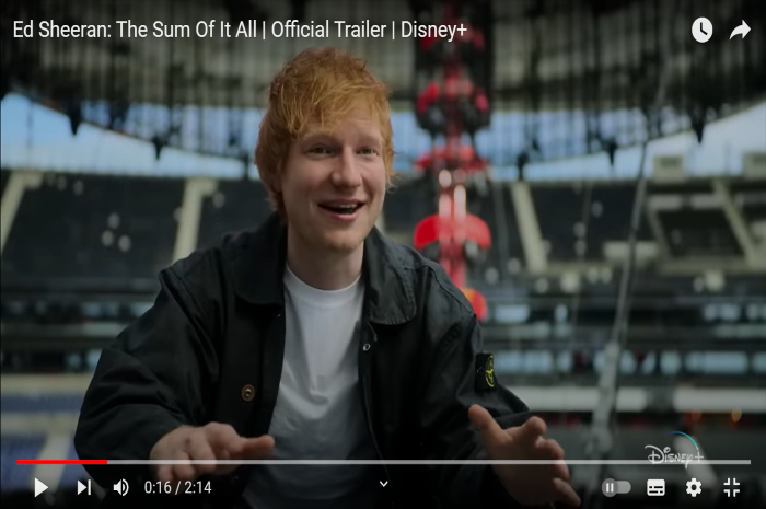 The Sum of It All, Film Dokumenter Ed Sheeran yang Dirilis di Disney+