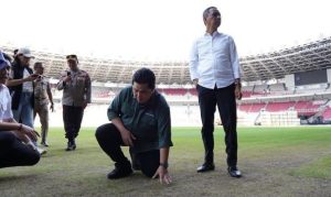 Erick Thohir Kecewa Karena Rumput GBK Gundul akibat Konser Blackpink