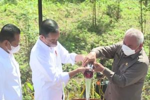 Perwujudan Lagu Indonesia Raya Dalam Momen Penyatuan Tanah Dan Air Di IKN