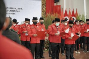 Hervianto Dilantik Sebagai Ketum BMI PDIP Periode 2021-2024