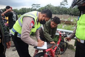 Terlibat Balap Liar, Ratusan Motor Diamankan Polda Jateng