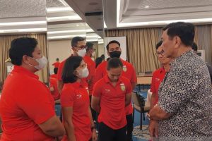 Jelang SEA Games Vietnam, Luhut Bakar Semangat Lalu Zohri dan Kolega    