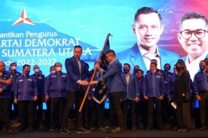 Resmi, AHY Lantik Muhammad Lokot Nasution Jadi Ketua DPD Demokrat Sumut