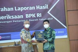 Opini WTP LKPD Anggaran 2021 Kembali Diraih Pemkab Sambas 
