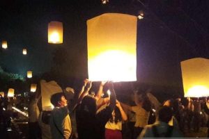 2.000 Lampion Diterbangkan dalam Perayaan Waisak di Borobudur
