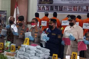 Polisi Amankan 41,4 Kilogram Sabu di Bukittinggi