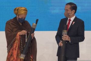 Buka GPDRR 2022, Presiden Joko Widodo Bunyikan Kulkul Bali 